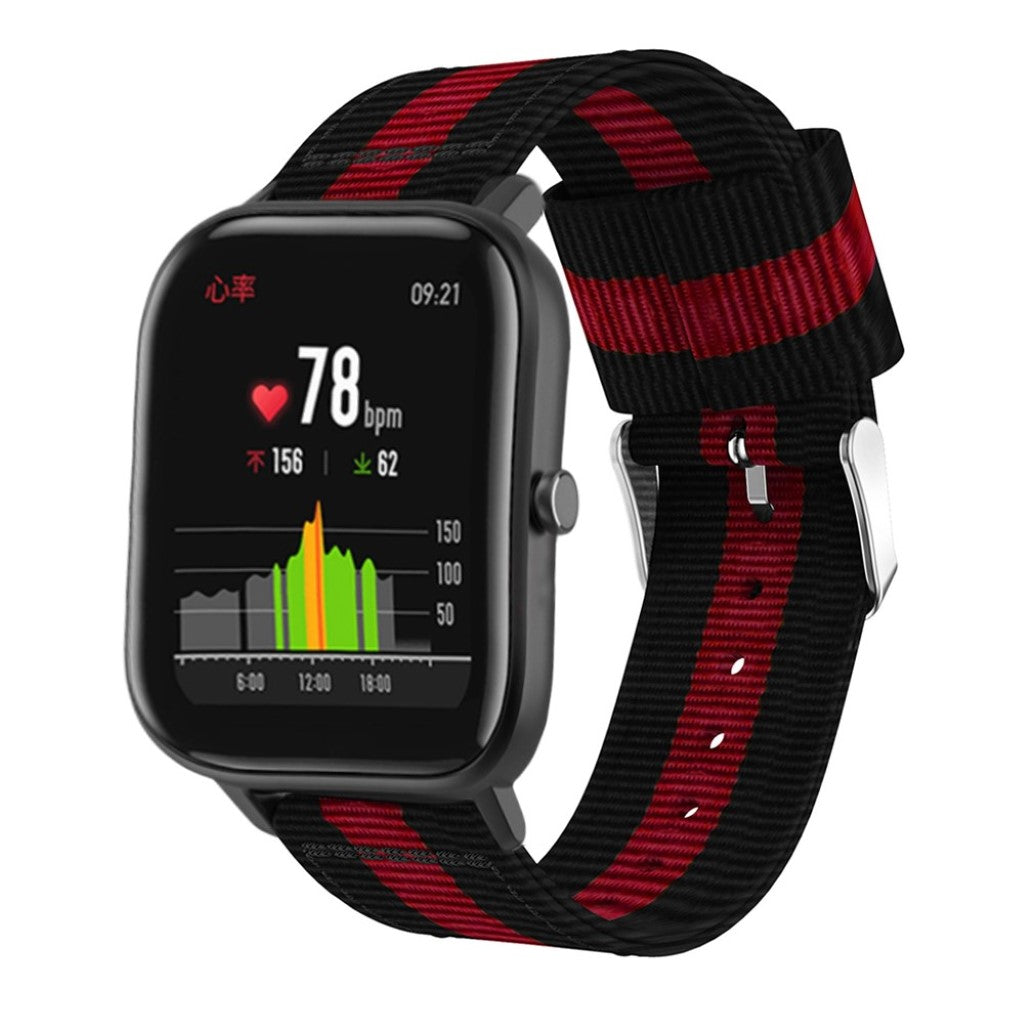 Mega sejt Amazfit Youth Nylon Rem - Sort#serie_1