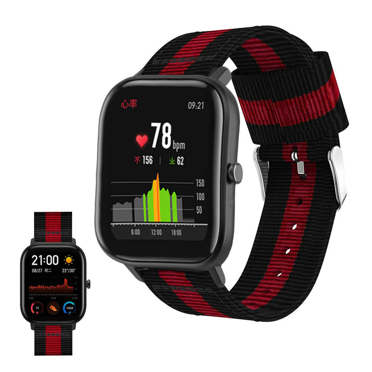 Mega sejt Amazfit Youth Nylon Rem - Sort#serie_1