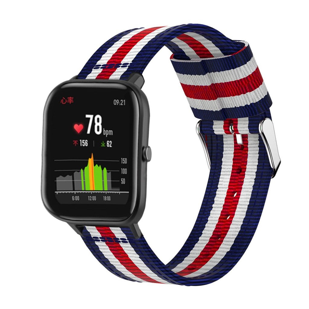 Mega sejt Amazfit Youth Nylon Rem - Flerfarvet#serie_4