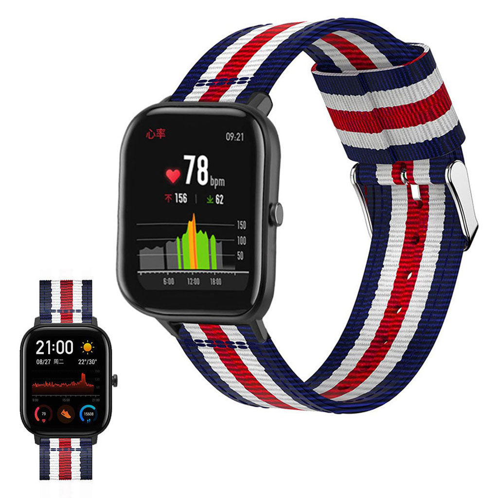 Mega sejt Amazfit Youth Nylon Rem - Flerfarvet#serie_4