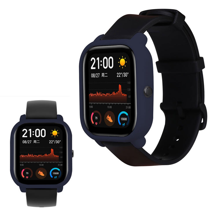 Amazfit GTS  Silikone Bumper  - Blå#serie_10