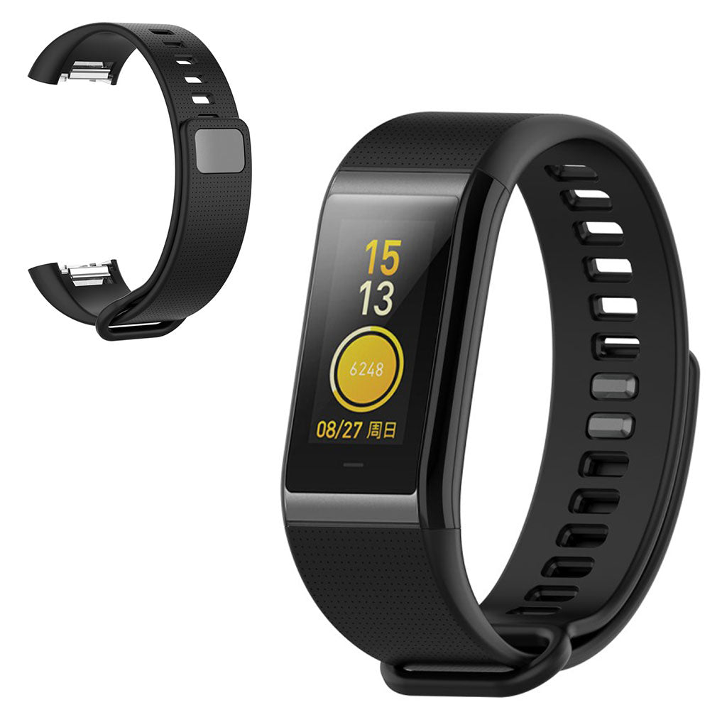 Mega holdbart Amazfit Cor Silikone Rem - Sort#serie_1