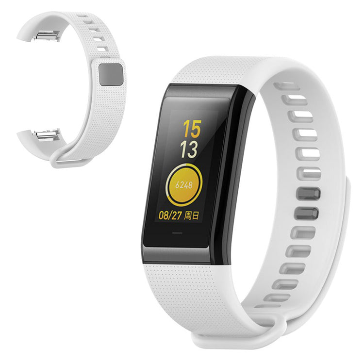 Mega holdbart Amazfit Cor Silikone Rem - Hvid#serie_2