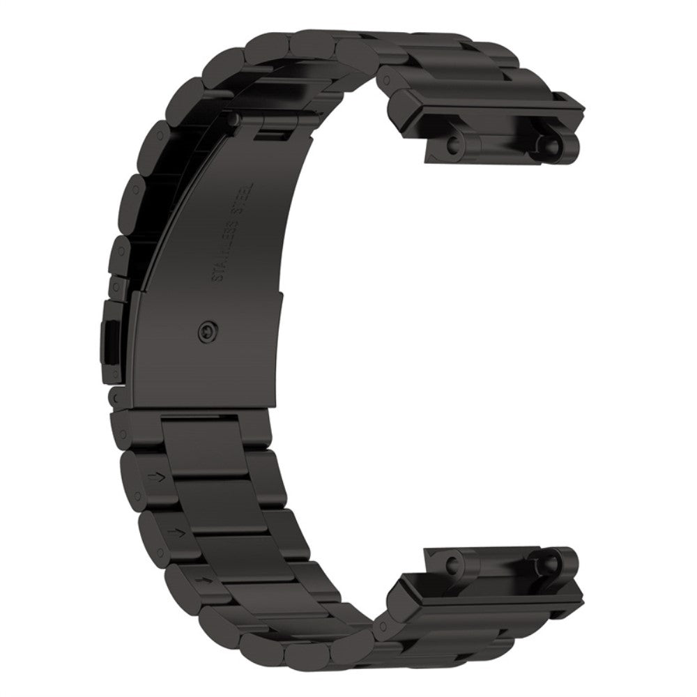 Rigtigt holdbart Amazfit T-Rex 2 Metal Urrem - Sort#serie_1
