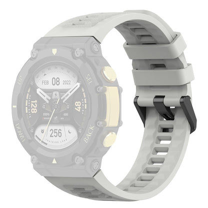 Mega nydelig Amazfit T-Rex 2 Silikone Rem - Sølv#serie_1