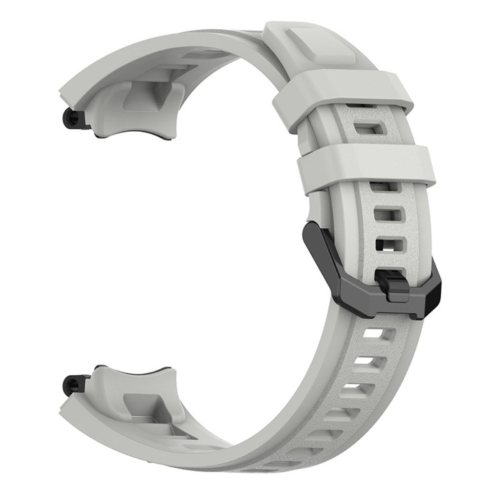 Mega nydelig Amazfit T-Rex 2 Silikone Rem - Sølv#serie_1