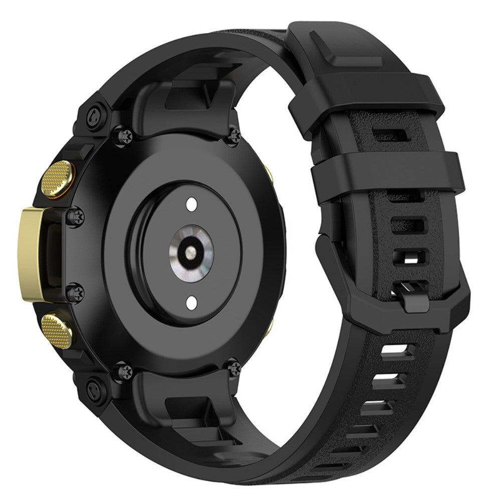 Mega nydelig Amazfit T-Rex 2 Silikone Rem - Sort#serie_6