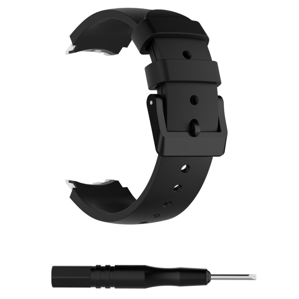 Super smuk Ticwatch S Silikone Rem - Sort#serie_3