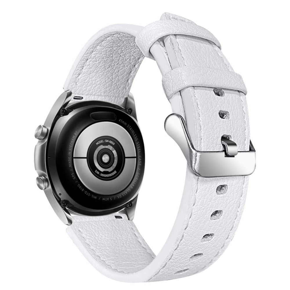 Flot Honor MagicWatch 2 46mm Ægte læder Rem - Hvid#serie_6