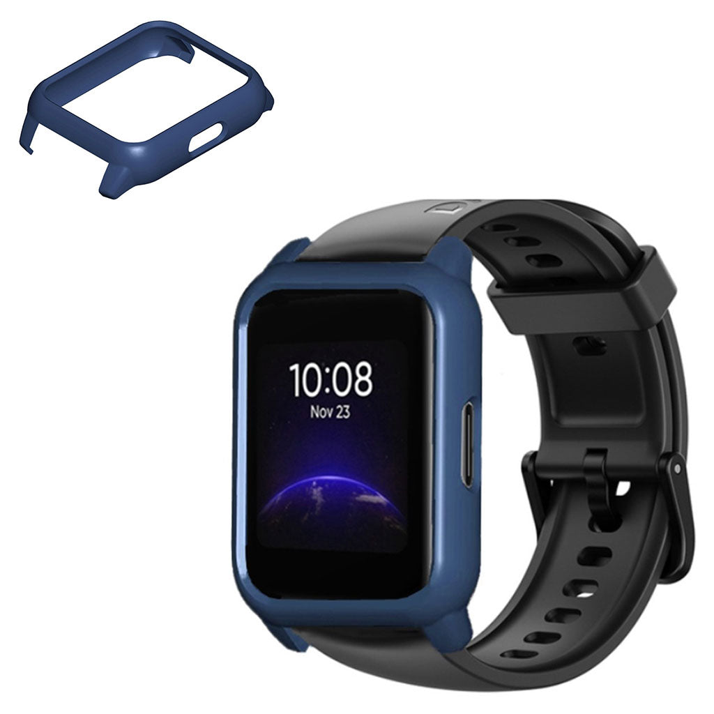 Realme Watch 2 Enkel Plastik Bumper  - Blå#serie_1