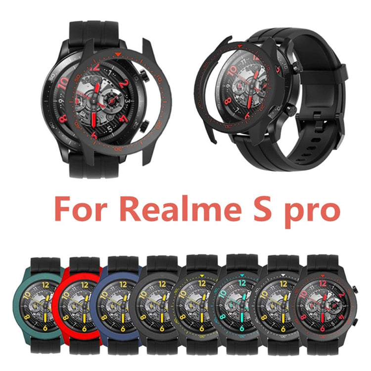 Realme Watch S Pro Enkel Plastik Bumper  - Rød#serie_2